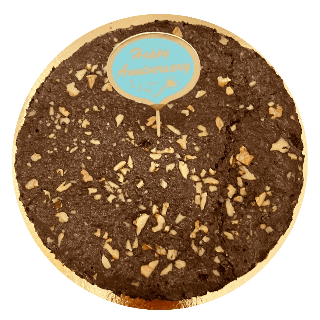 Anniversary Special Almond Flour Brownie Cake online delivery in Noida, Delhi, NCR,
                    Gurgaon